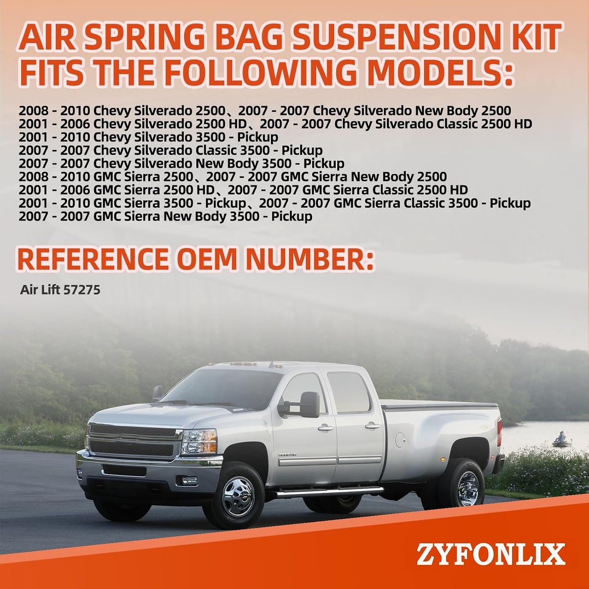 air spring bag suspension kit compatible with 2001-2010 on a desk or shelf