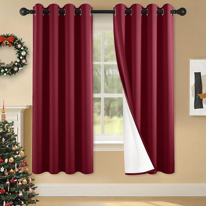 100% Blackout Curtains 54 Inch Length