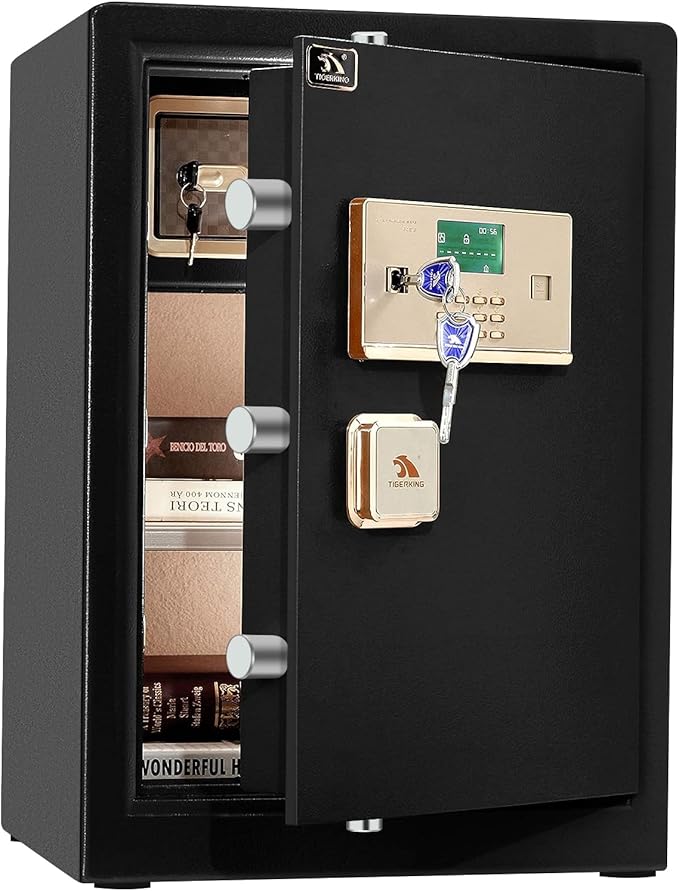 TIGERKING Safe Box, Home Safe, Large Security Box