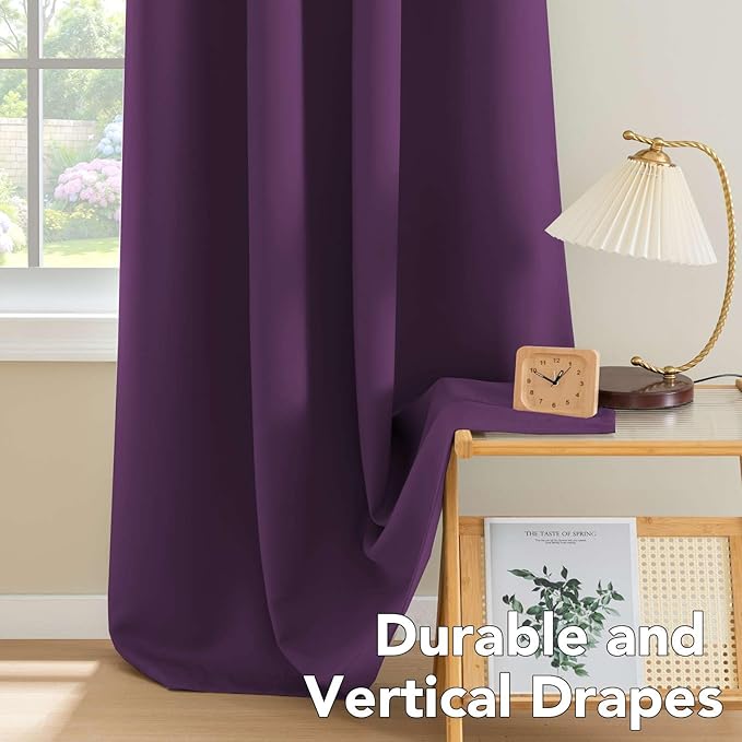 H.VERSAILTEX Blackout Thermal Insulated Room Darkening Window Treatment Extra (Set of 2)