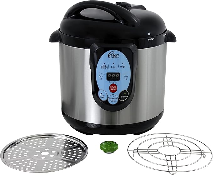 CAREY DPC-9SS Smart Electric Pressure Cooker and Canner, Stainless Steel