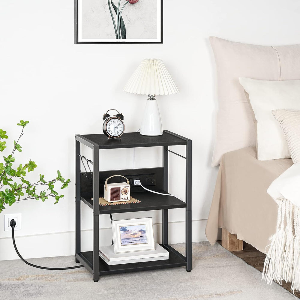 MAHANCRIS Industrial Printer Cart, 3-Tier Mobile Printer Stand, Rolling Cart ...