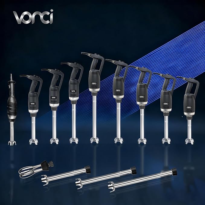 VONCI 350W Commercial Immersion Blender, Light Duty Hand Blender, Variable