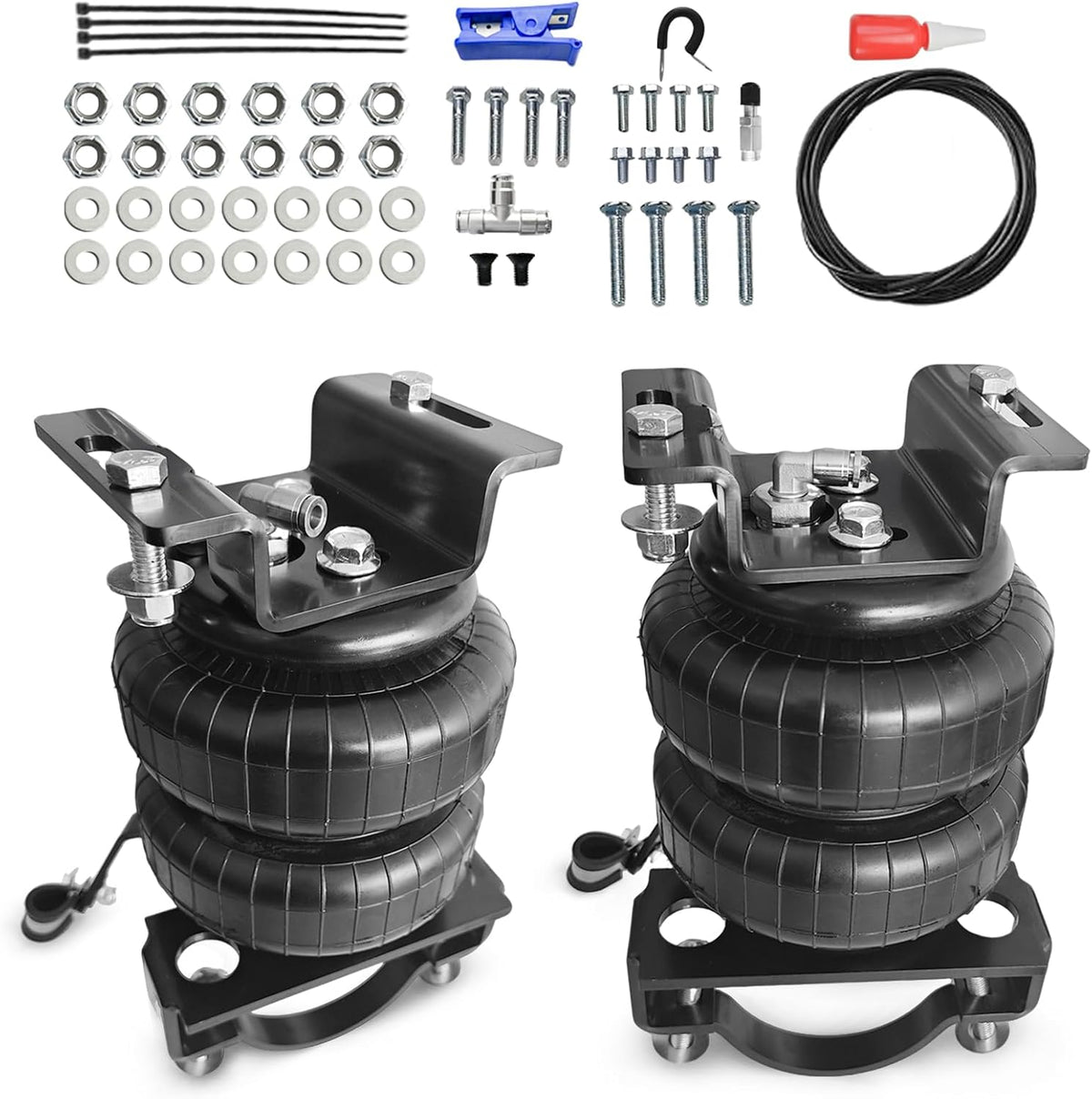 millisec rear air spring kit for 2001-2010 gmc, view 9