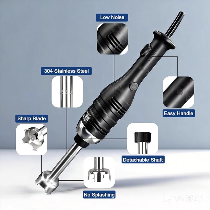 VONCI 280W Commercial Immersion Blender, Light Duty Hand Blender