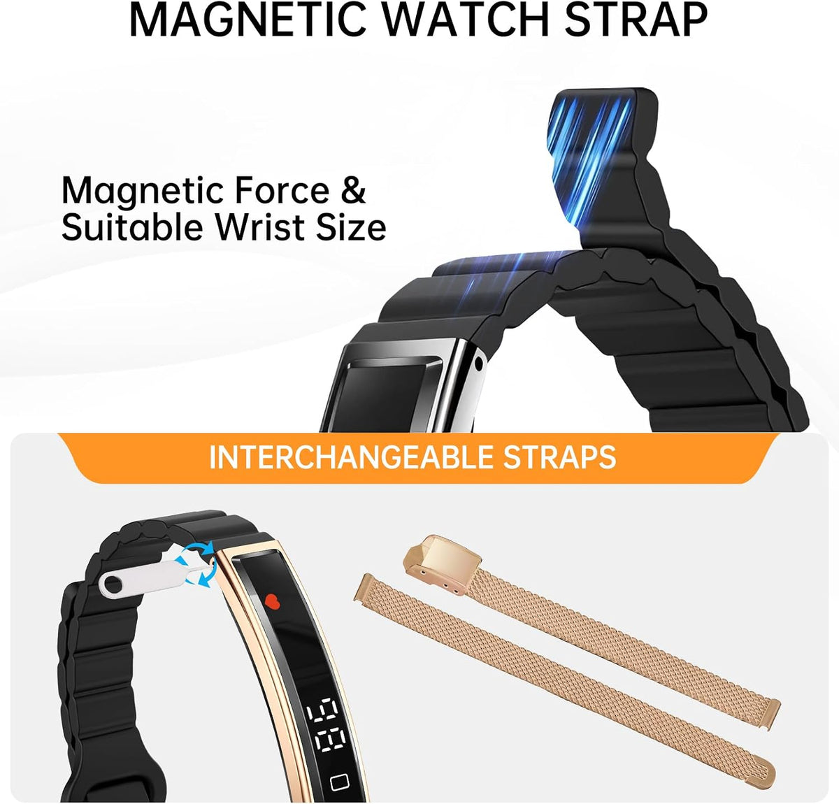 smart bracelet for women men fitness health tracker, view 18