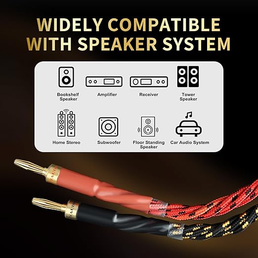 9 AWG 2Pack Audiophile Speaker Cable – Speaker Wire