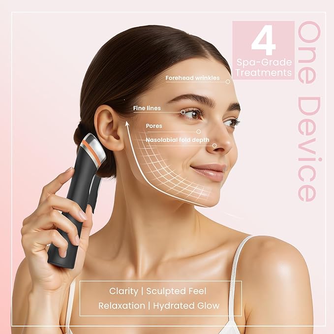 Face Lift Device – 8 in 1 Skin Tightening and Lifting, LED Light Therapy