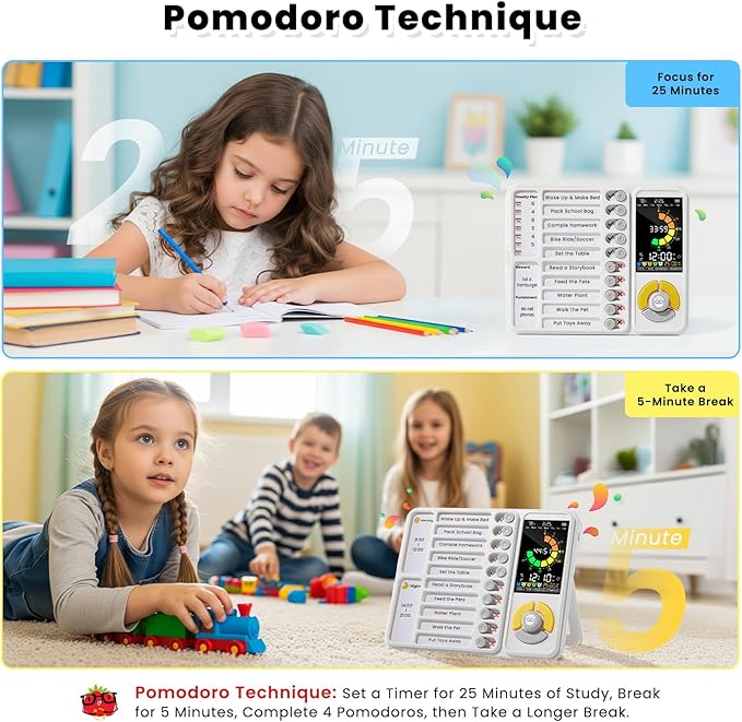 3-in-1 Visual Timer & ADHD Tool