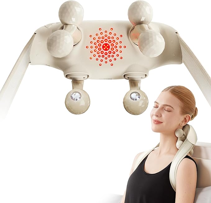 SKG Neck Massager for Pain Relief Deep Tissue Shiatsu Neck and Shoulder