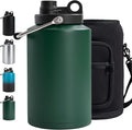 Insulated Gallon Jug with Handle, One Gallon, 128oz Stainless Steel, Large