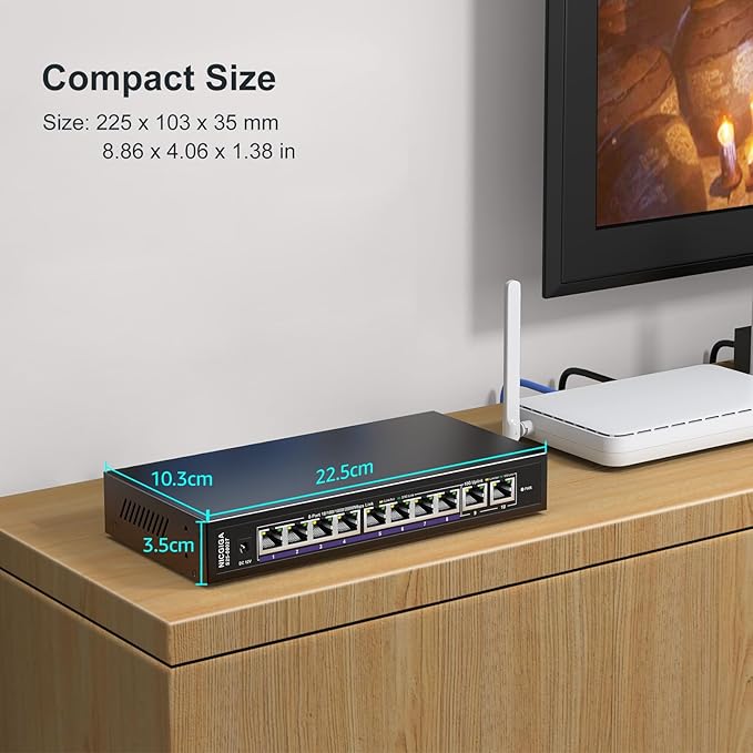 10Gbe Ethernet Switch Unmanaged