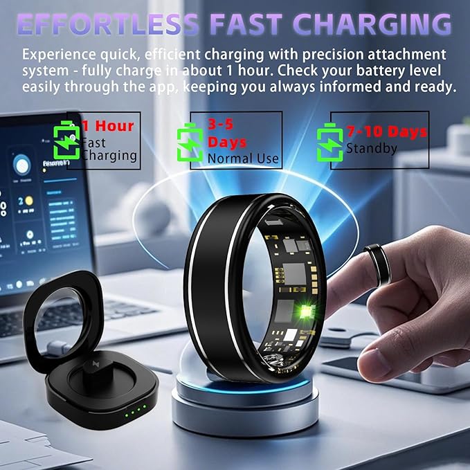 Smart Ring for Men Women – Fitness Tracker Ring