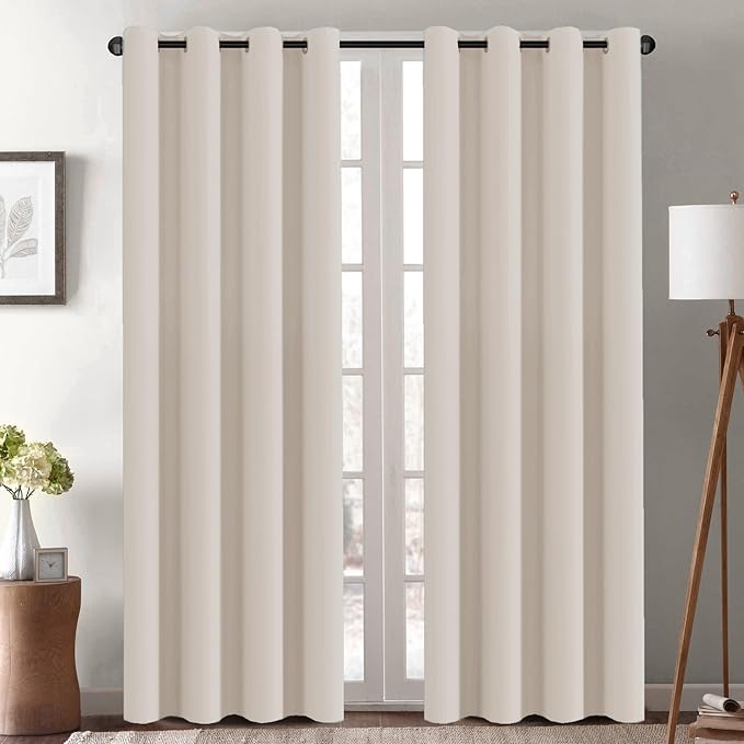 H.VERSAILTEX Thermal Insulated Blackout Window Panels Microfiber (Set of 2)