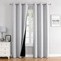 ChrisDowa 100% Blackout Curtains 78 inch Long