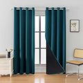 Anytime 100% Blackout Curtain 2 Panels Set, Thermal Insulated Window Drapes