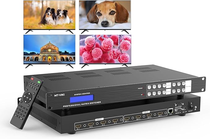 MT-VIKI 4x4 8K UHD HDMI 2.1 Matrix Switcher
