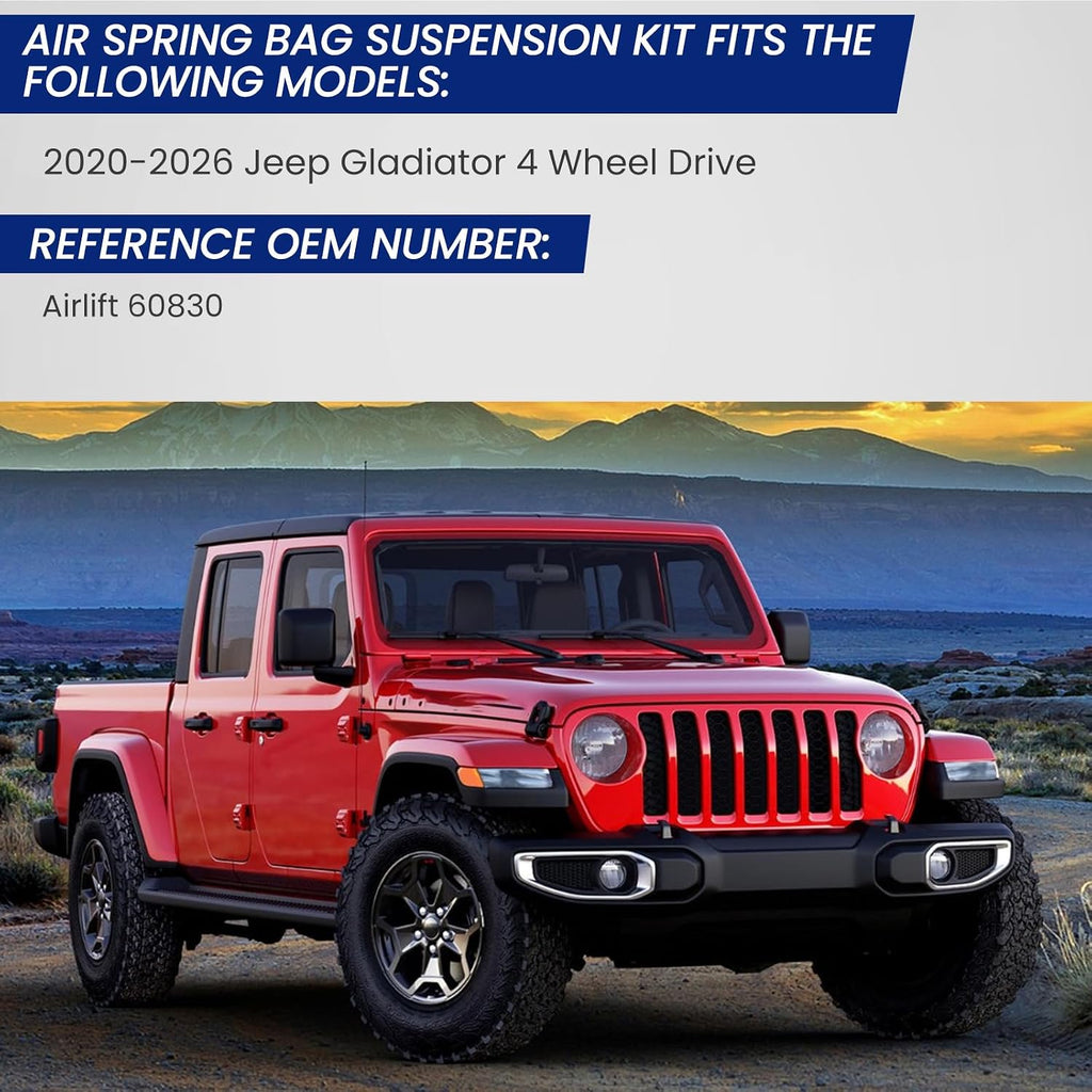 rear air spring bag suspension kits for jeep on a desk or shelf