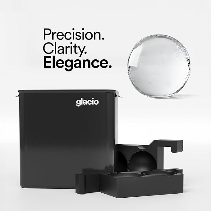 Clear Ice Maker Set – Crystal Clear Ice Ball & Cube Molds