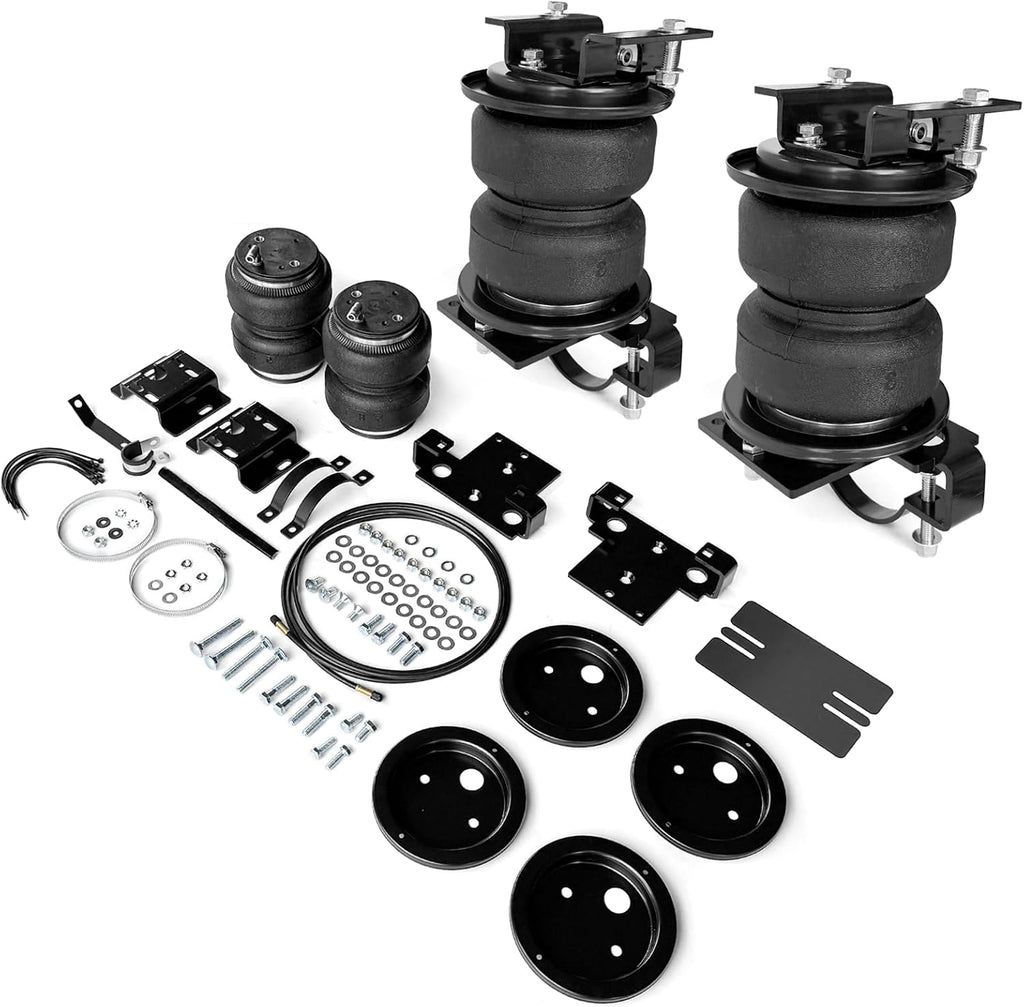 Air Spring Bag Suspension Kit Compatible with 2001-2010 Chevy Silverado 2500 & 3500 (RWD & 4WD) pickups, GMC Sierra 2500 & 3500 RWD/4WD pickups OEM Airlift 57275 up to 5000 lbs