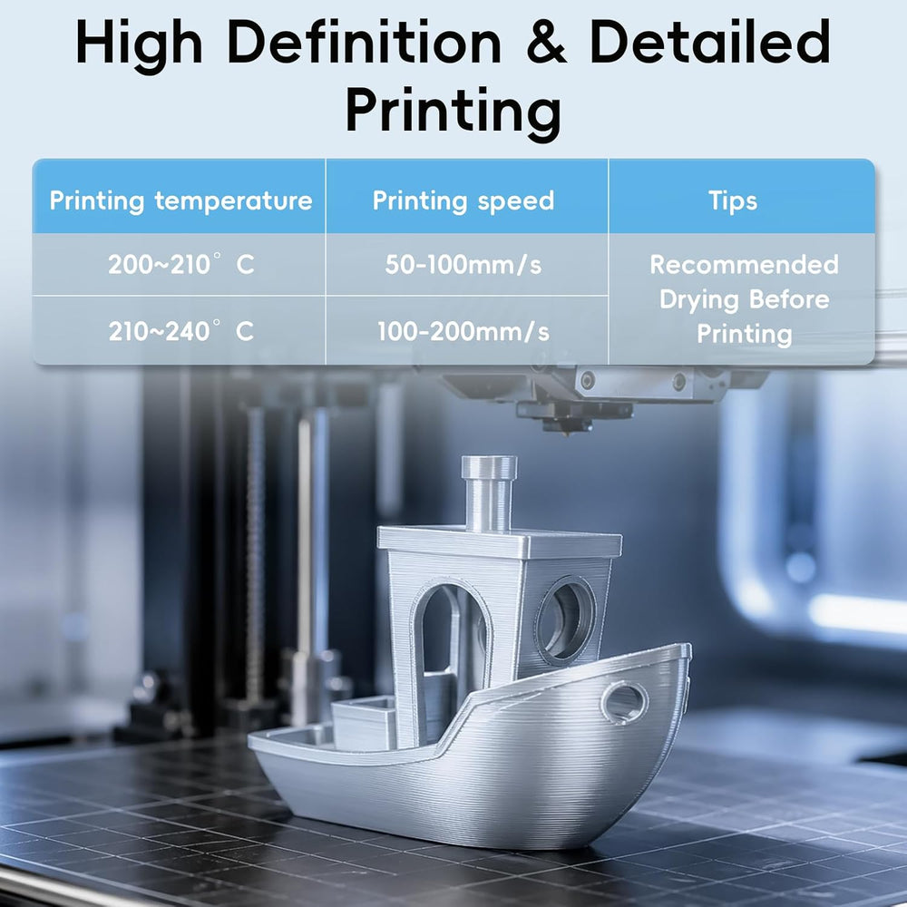 UGUESS Silk PLA+ 3D Printer Filament Bundle, 1.75mm Shiny Silk PLA+, 250g×8