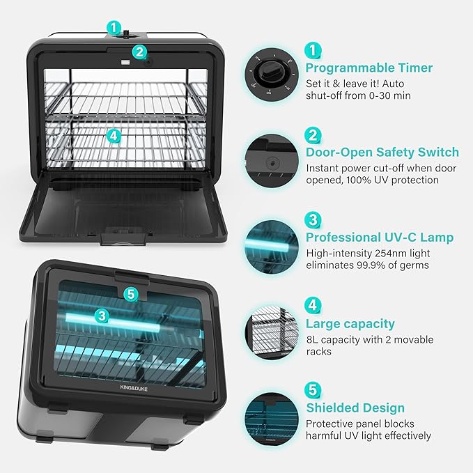 KING&DUKE UV Sanitizer Box & Phone Sanitizer