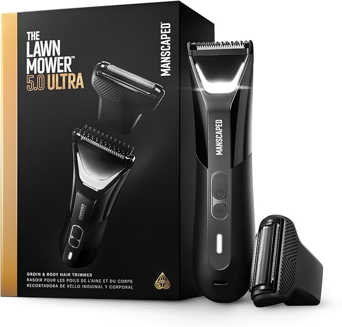 MANSCAPED® The Lawn Mower® 5.0 Ultra Groin & Body Hair Trimmer – Dual-Head