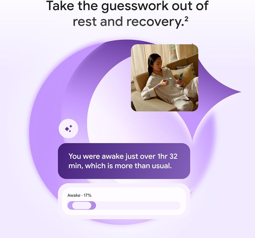 fitbit google air - screenless activity tracker, package contents