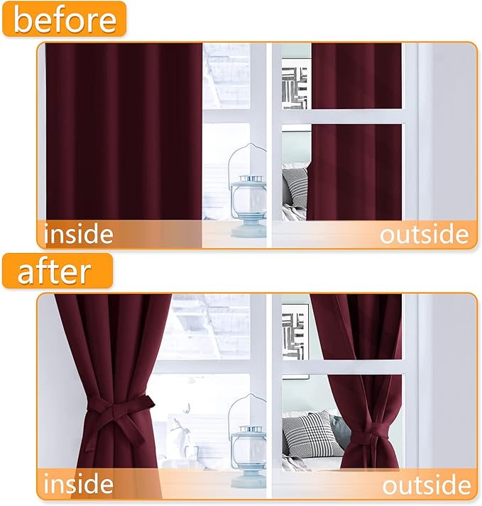 Hiasan Grommet Blackout Curtains (Set of 2)