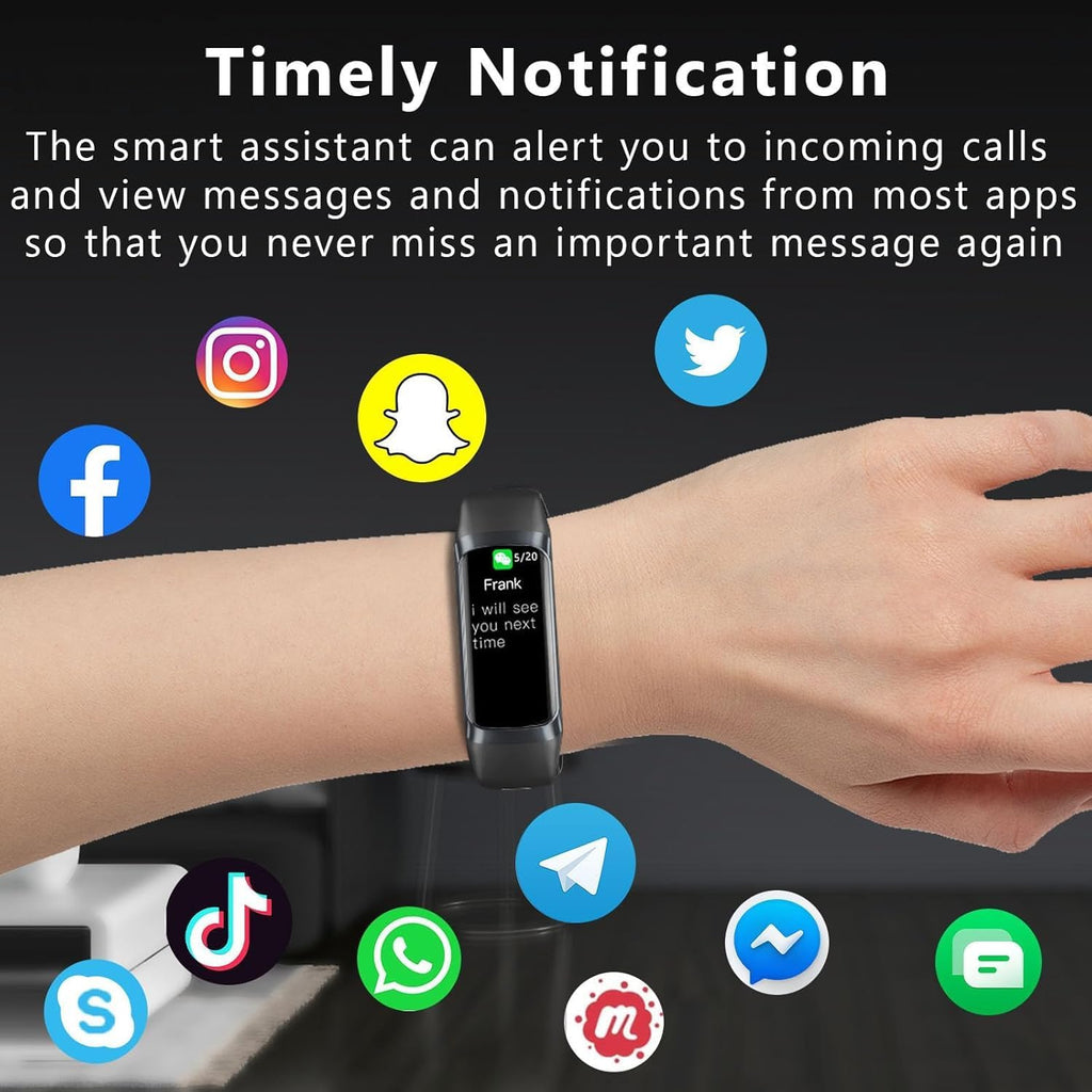 fitness tracker activity tracker smart watch 1.10''amoled touch, side view