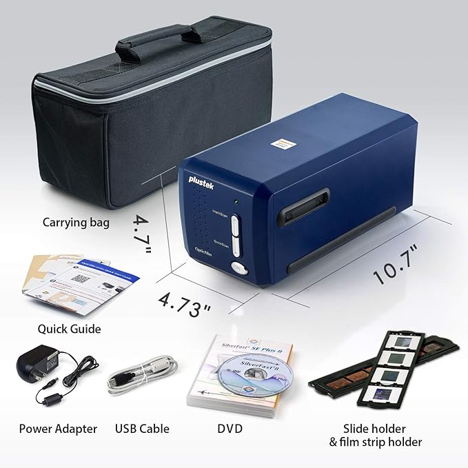 Plustek OpticFilm 8100-35mm Negative Film/Slide Scanner