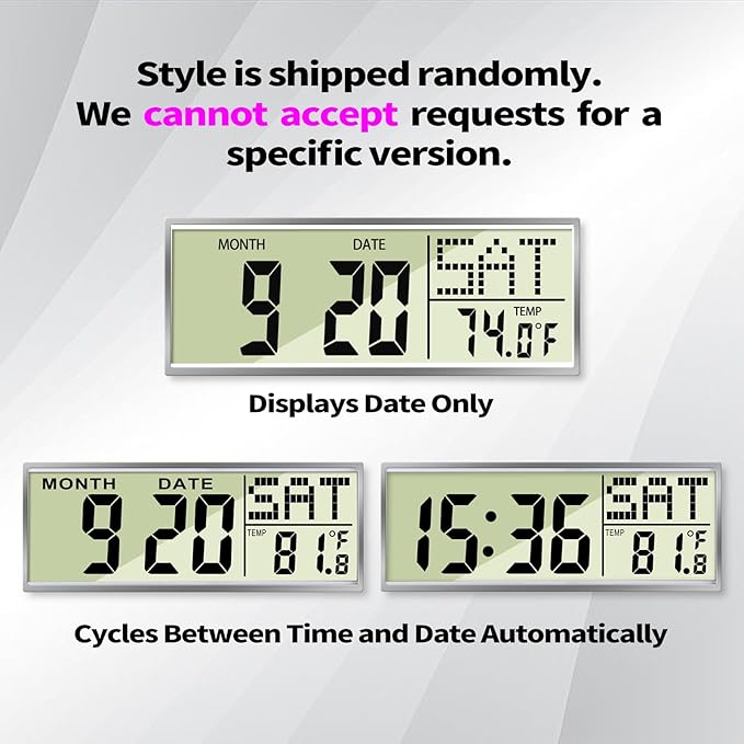 SCAOGE Industrial Wall Clock