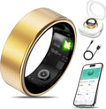 Smart Health Ring Fitness Tracker for Men Women, Gold 8