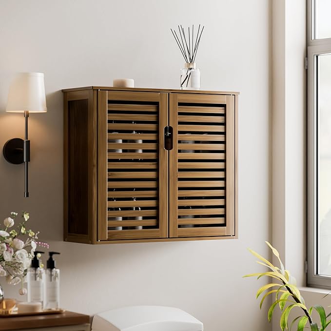 HITNET Medicine Cabinet, Bathroom Storage Cabinet Wall Mounted, Over The Toilet