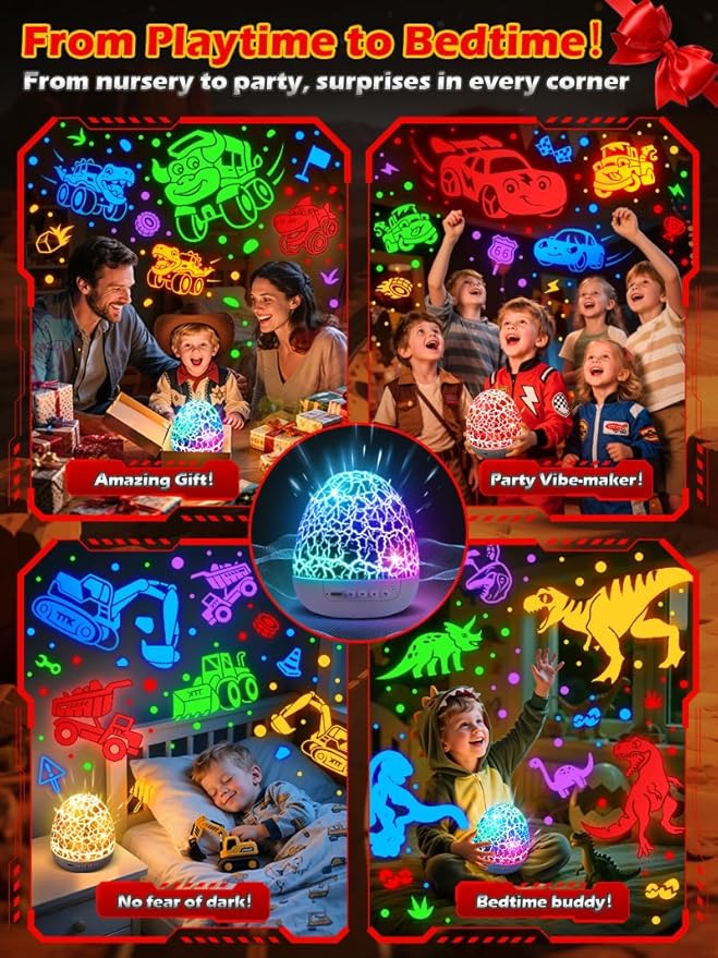 Beast Truck Dinosaur Toys Egg Night Light