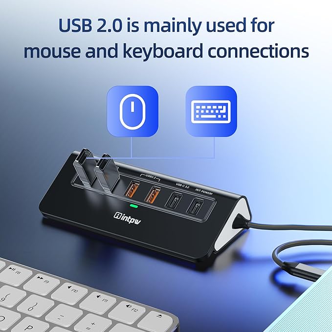 P9R PRO USB C Hub Ethernet, 10Gbps USB C Docking Station 10-in-1