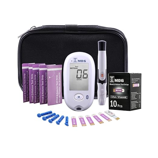 Bruno MD6 Blood Ketone & Glucose Monitoring System | Track Your Ketones &