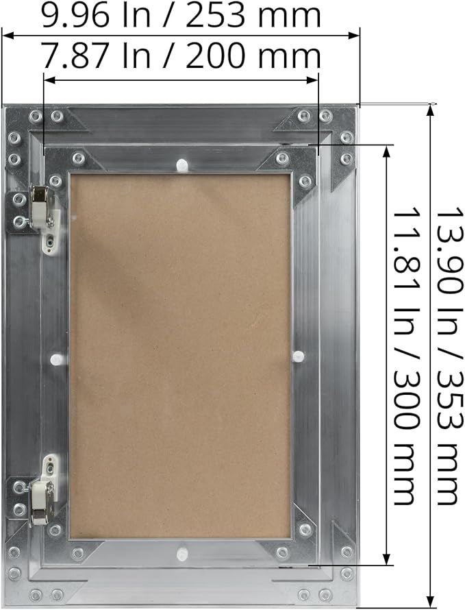 8" x 12" Inch Aluminum Drywall Access Panel