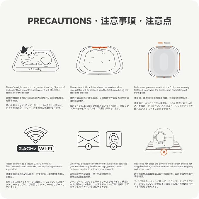 L1 Self-Cleaning Litter Box Automatic Electronic Hands-Free Smart Robot self
