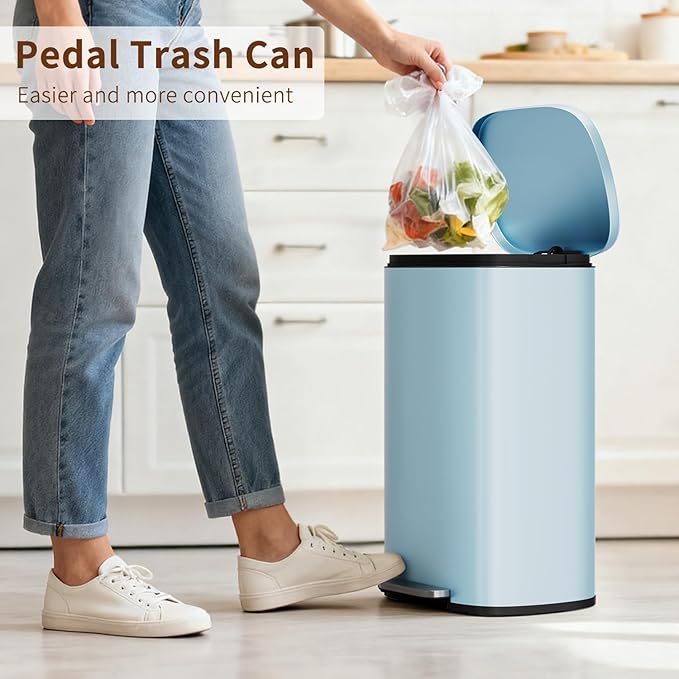 PayLessHere Stainless Steel Trash Can