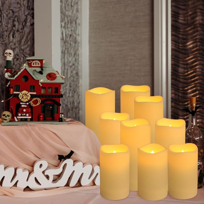 Set of 24 Waterproof Outdoor Flameless Candles, LED Candles