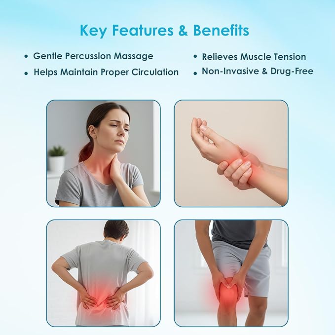 Portable Drug Free Muscle Recovery massage gun Compact Therapy Device Built