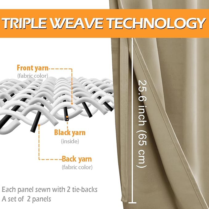 Hiasan Grommet Blackout Curtains