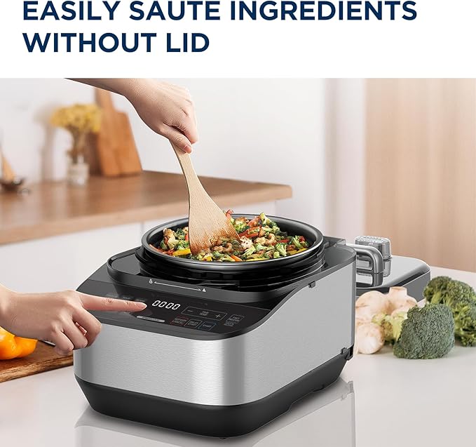 Midea Electric Pressure Cooker, 14° Inclined Panel, 8-in-1 Olla de Presion