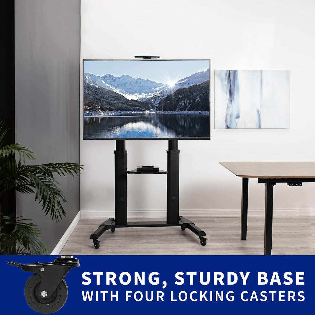 vivo aluminum mobile tv cart for 32 to, package contents