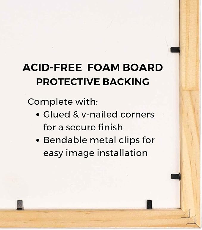 19x33 Shadow Box Frame Black | 1 Inch Deep Solid Wood Shadowbox Display | UV
