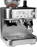 IDEALHOUSE Espresso Maker with Grinder, Milk Frother, 15 Bar Pump, 15 Grind