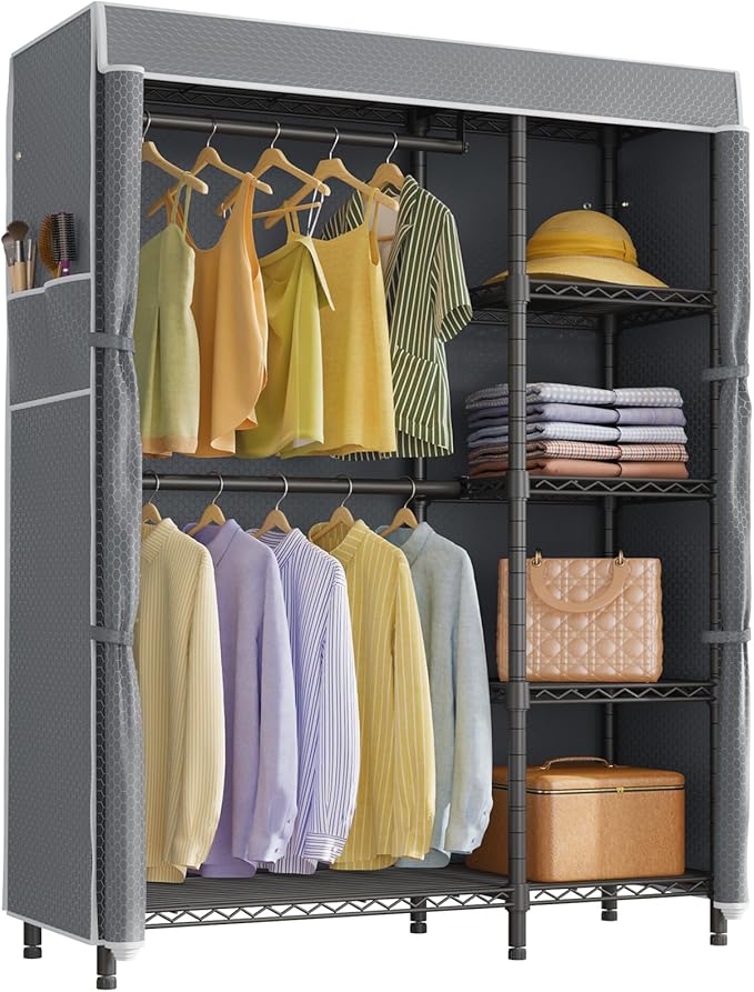 VIPEK V7C Garment Racks with Cover Portable Closets
