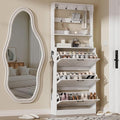 EOYUTLLY Shoe Cabinet Storage for Entryway, Narrow Shoe Rack Cabinet