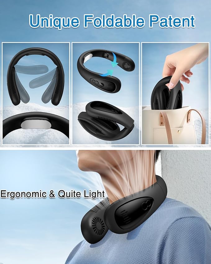 GAITIR Neck Air Conditioner, Portable Neck Fan